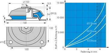 Vibrationsdæmper 050 18 053 45NR 11