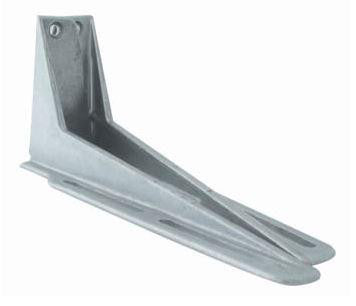 Defa konsol til RS 72, aluminium 2 stk