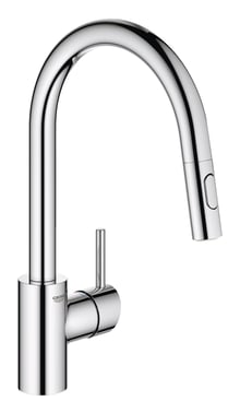 GROHE Concetto køkkenarmatur C-tud bruser dual krom