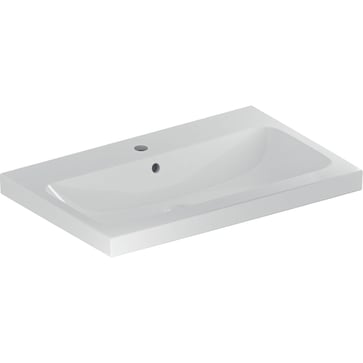 Geberit iCon Light håndvask t/møbel, 750 x 480 mm, hvid porcelæn KeraTect