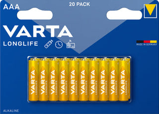 Varta Batteri Longlife AAA 20 stk