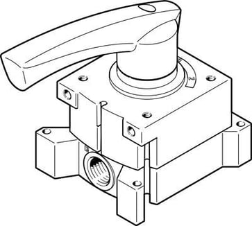 Festo Håndgliderventil VHER-H-B43E-G12