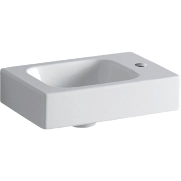 Geberit Icon håndvask, 380 x 280 x 135 mm, hvid porcelæn