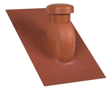 Sabetoflex ventilationshætte 5-45° Ø200 rød PIB