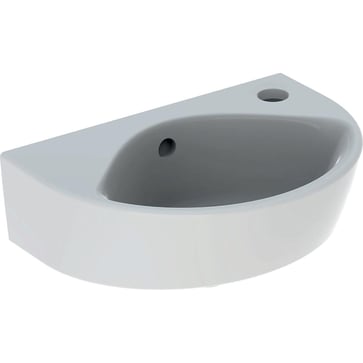 Geberit Renova håndvask, 360 x 250 x 148 mm, hvid porcelæn KeraTect