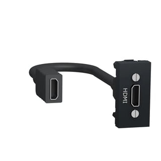Udtag enkelt HDMI - Antracit