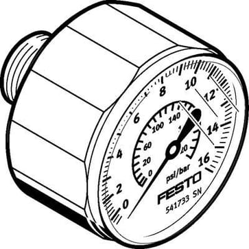 Festo Manometer MA-27-16-R1/8