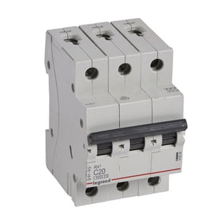 RX3 MCB automatsikring C20 3pol 3M 6000A
