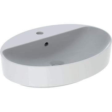 Geberit Variform håndvask 600x450x158mm t/bordpl hvid porcelæn