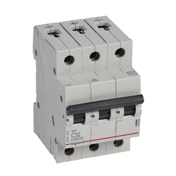 RX3 MCB automatsikring C32 3pol 3M 6000A