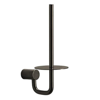 Pressalit reservepapirholder m/plade, sort krom