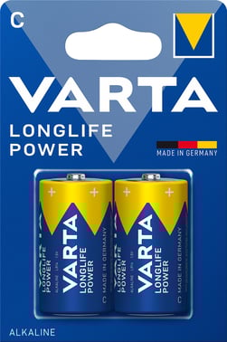 Varta batteri Longlife Power C 2-PAK