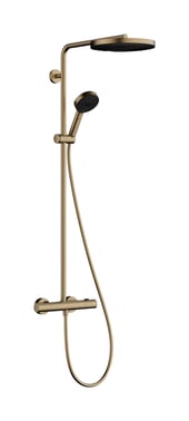 hansgrohe Pulsify S Puro termostatbatteri kunststof/metal ø260mm/1,6m sl m/hovedbr.arr børstet bronz