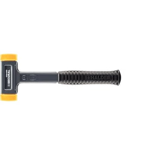 Halder Secural Dødslagshammer rekylfri brudsikkert stålskaft rektangulære Indsatser L=30mm B=40mm