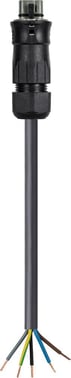 RST25I5 kabel han/fri 6mm2 2m grå