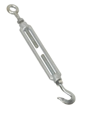 Bardunstrammer 10MM øje/krog galvaniseret