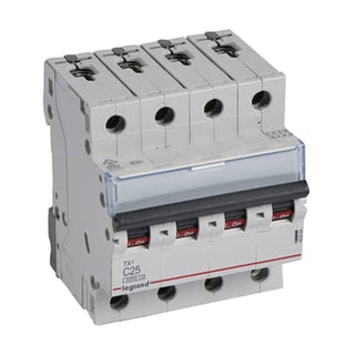 TX3 MCB automatsikring C25 4pol 4M 6000/6KA