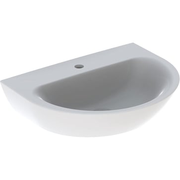 Geberit Renova håndvask, 650 x 500 x 190 mm, hvid porcelæn