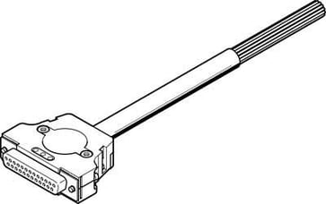 Festo Forbindelseskabel NEBV-S1G25-K-2.5-N-LE25-S6