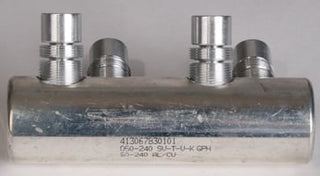 Skrueforbinder 1 kV, med skillevæg, type D50-240 SV-T-V-K for 50-240 mm2