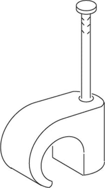 Clips rund TC 3-5/20 mm klar