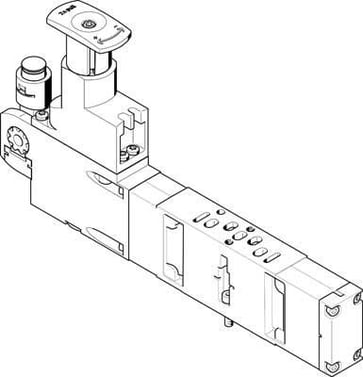 Festo Reguleringsplade VABF-S3-2-R3C2-C-6