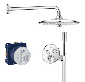 GROHE Grohtherm SmartControl sampak til indbyg., rund 2SC, krom