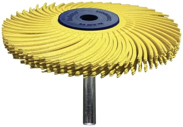 Buet Radialbørste på skaft 6 lag 76x6,4-6x40 A220 standard P