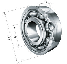 Leje FAG 6200-C-C3