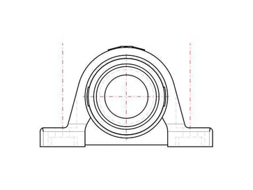 Leje SKF SY 55 FM Komplet