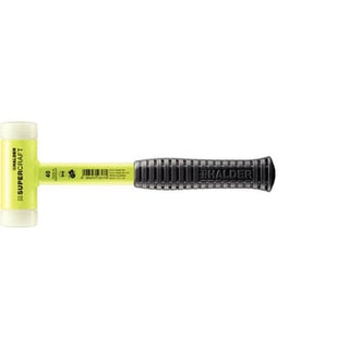 Halder Supercraft Dødslagshammer rekylfri brudsikkert stålskaft gul fluor anti-slip Ø40mm