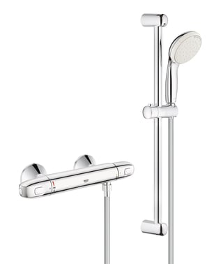 GROHE GRT 1000 New termostat brus væg 1/2" med brusesæt