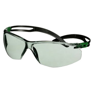 3M SecureFit 500 beskyttelsesbrille grøn/sort DIN 1.7 grå linse