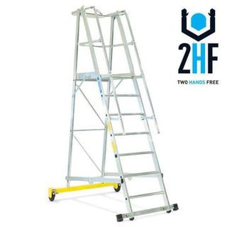 Stigeplatform foldbar 7 trin 1,80 m
