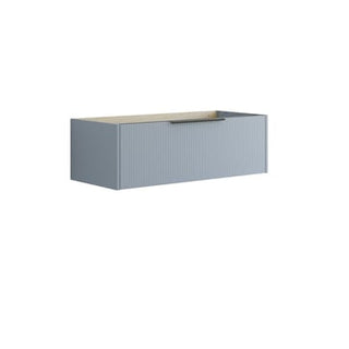 Dansani Mido vaskeskab 100x32 cm m/1 skuffe, stribet blå mat
