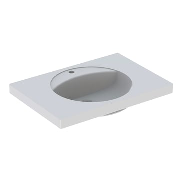 Geberit Preciosa håndvask 800x550x200mm t/bolte hvid porcelæn KeraTect 635109080