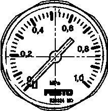 Festo Manometer MA-27-1,0-M5-MPA