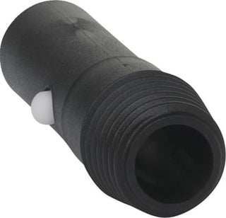 Adapter fra click til gevind Q26mm sort 78mm