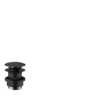hansgrohe Push-Open bundventil 1 1/4"", mat sort