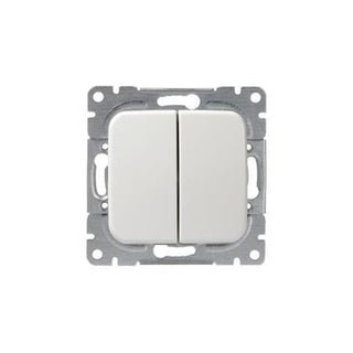 Afbryder ((semi)) dobbelt korrespondance 16A 1M hvid 10666U