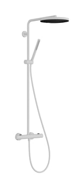 hansgrohe Pulsify S Puro termostatbatteri kunststof/metal ø260mm/1,6m sl m/hovedbr.arr mat hvid