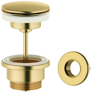 Damixa bundventil Ø63mm 1 1/4"" push-up børstet messing PVD