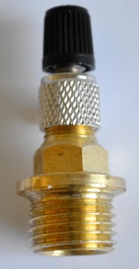 Luftventil JCH 1/4" nippel med gevind