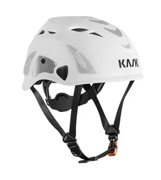 Kask Industrihjelm Superplasma Hi-Vis flou blå med vinter hjelmhue