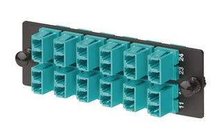 FAP adaptermodul med 12x LC OM3/4 duplex aqua