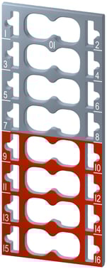 10 farve identifikation label CC52