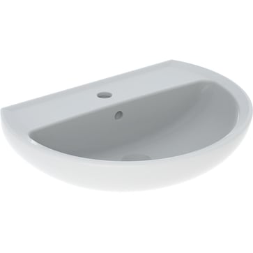 Geberit Bastia håndvask 60 cm, rund forkant, hvid