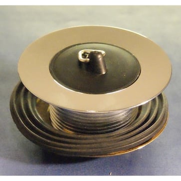 Viega bundventil t/badekar 114"" x 42 mm messing forkromet