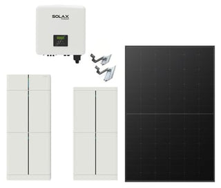 Solax komplet pakke med Fixnordic montagepakke til tegl og beton tag med 24 stk 460Wp paneler 10 kW