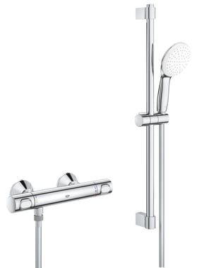 GROHE GRT 500 term + brusestangsæt 600 mm, krom